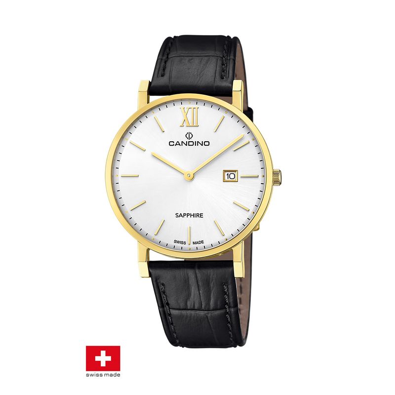 CANDINO - Reloj C4726/1 Candino Swiss Blanco Hombre Couples Classic