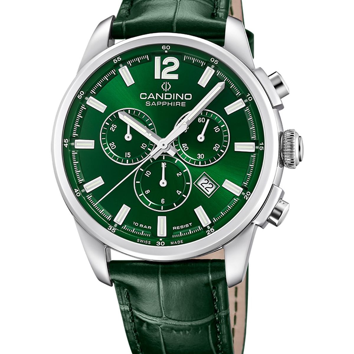 CANDINO - Reloj C4745/3 Candino Swiss Verde Hombre Couple Classic