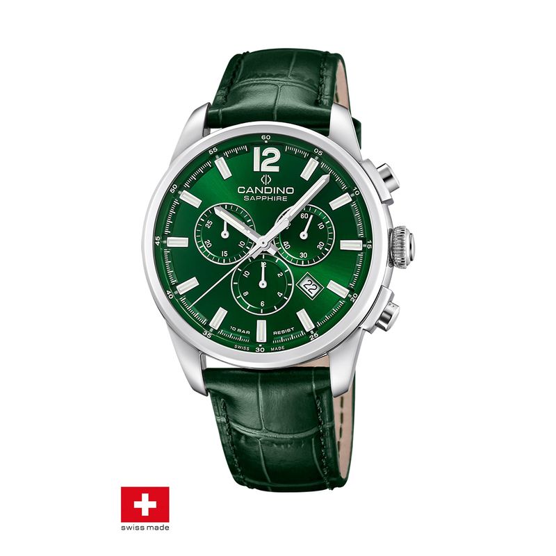 CANDINO - Reloj C4745/3 Candino Swiss Verde Hombre Couple Classic