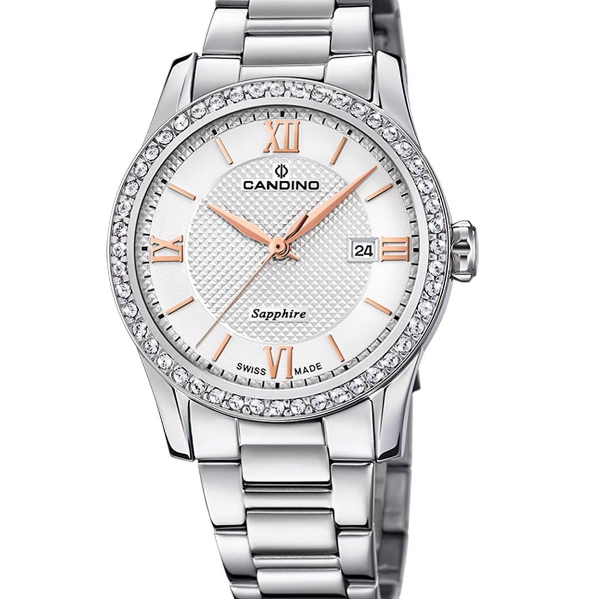 CANDINO - Reloj C4740/1 Candino Swiss Plateado Mujer Couples Classic