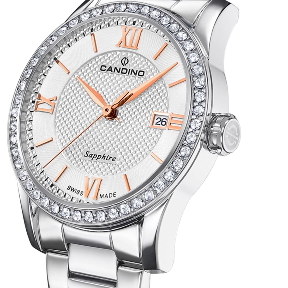 CANDINO - Reloj C4740/1 Candino Swiss Plateado Mujer Couples Classic