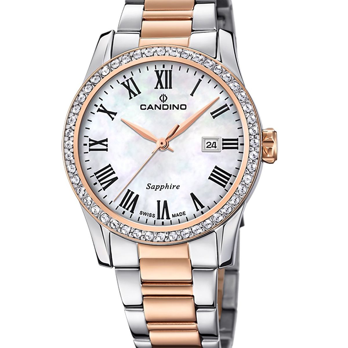 CANDINO - Reloj C4741/2 Candino Swiss Blanco Nácar Mujer Couples Classic