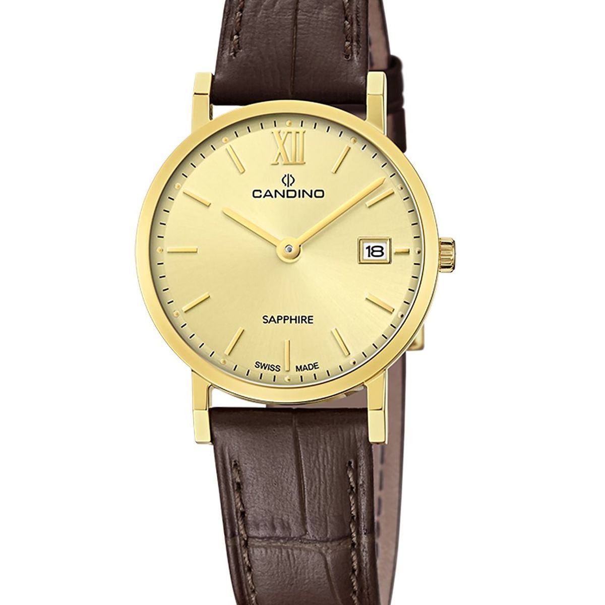 CANDINO - Reloj C4727/2 Candino Swiss Dorado Mujer Couples Classic
