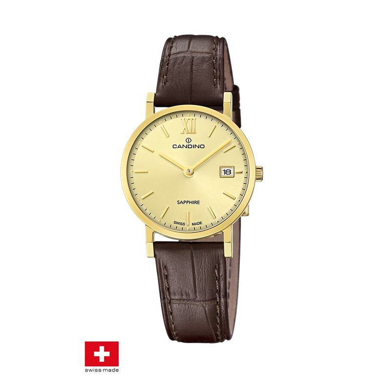 CANDINO - Reloj C4727/2 Candino Swiss Dorado Mujer Couples Classic