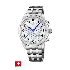 CANDINO - Reloj C4744/1 Swiss Plateado Hombre Couple Classic