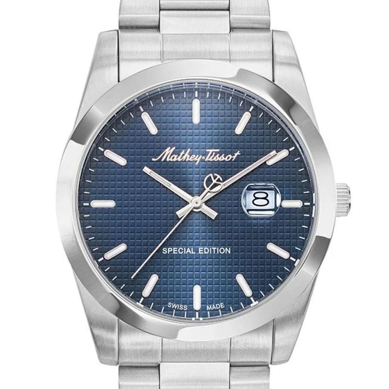 MATHEY TISSOT - Reloj Mathey-Tissot Mathy Chess Azul Cuarzo H452ABU