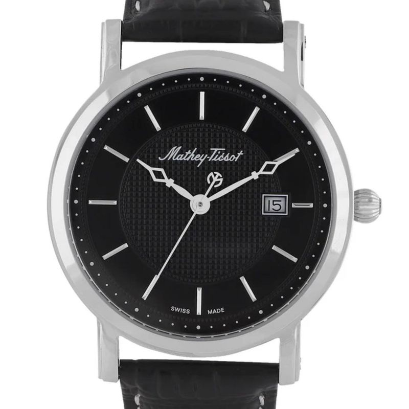 MATHEY TISSOT - Reloj Mathey-Tissot City Negro Cuero Cuarzo HB611251AN