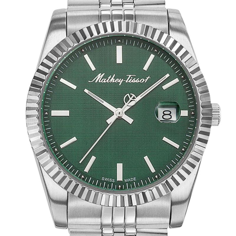 MATHEY TISSOT - Reloj Mathey-Tissot Mathy III Hombre Verde Cuarzo H810AV
