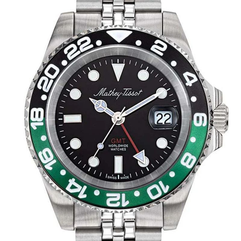 MATHEY TISSOT - Reloj Mathey-Tissot GMT Acero Cuarzo H903ANV