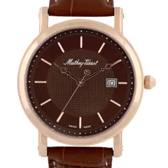 MATHEY TISSOT - Reloj Mathey-Tissot City Marron Cuero HB611251PM.-