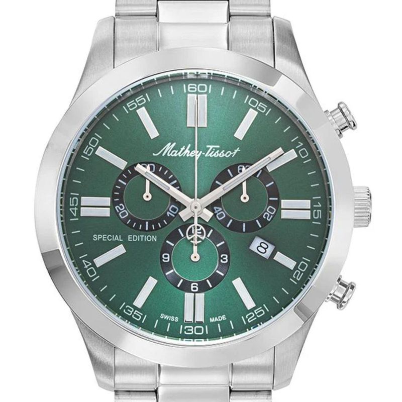 MATHEY TISSOT - Reloj Mathey-Tissot Mathy I Jumbo Cronografo Verde Cuarzo H455CHVE