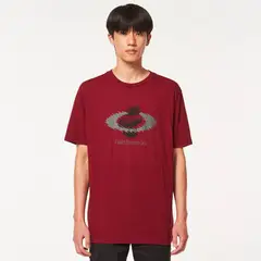 OAKLEY - Polera Gear Static Icon Tee Hombre Iron Red