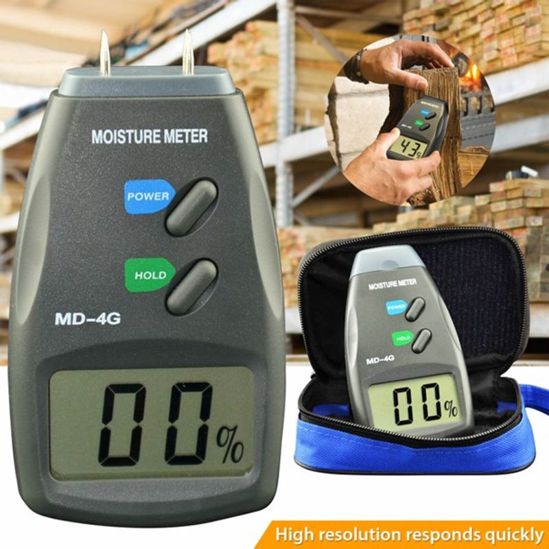 GENERICO - Medidor digital humedad madera 4 pines