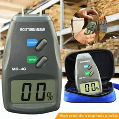 GENERICO - Medidor digital humedad madera 4 pines