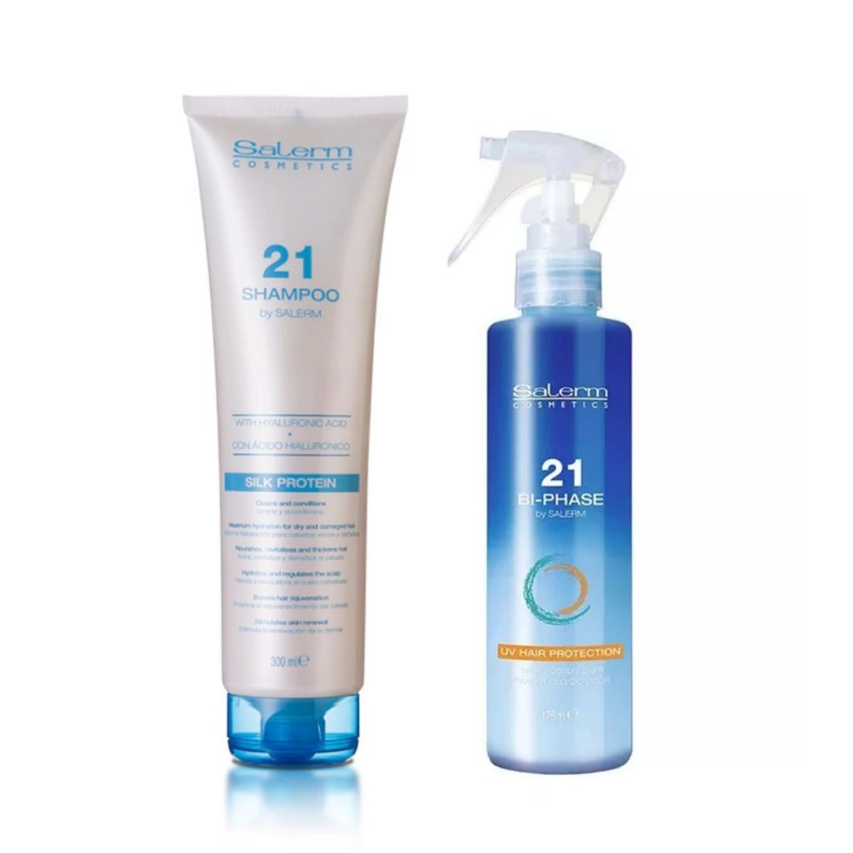 SALERM - Shampoo Nutricion Salerm 21 + Spray Protector Uv Bi Phase.-