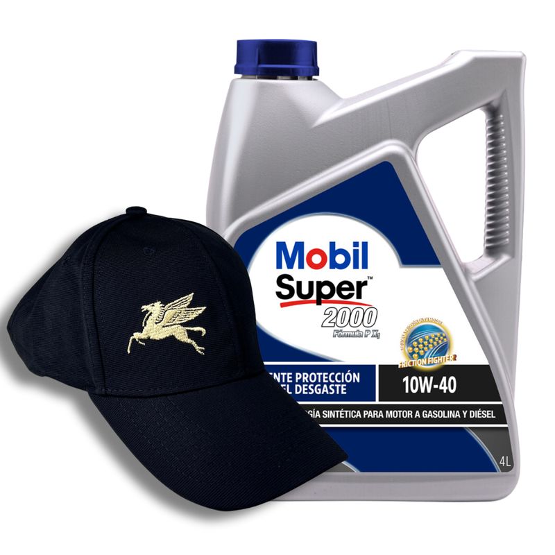 MOBIL - Mobil Super 2000 Formula P X1 10w-40, 4lt + Jockey De Regalo