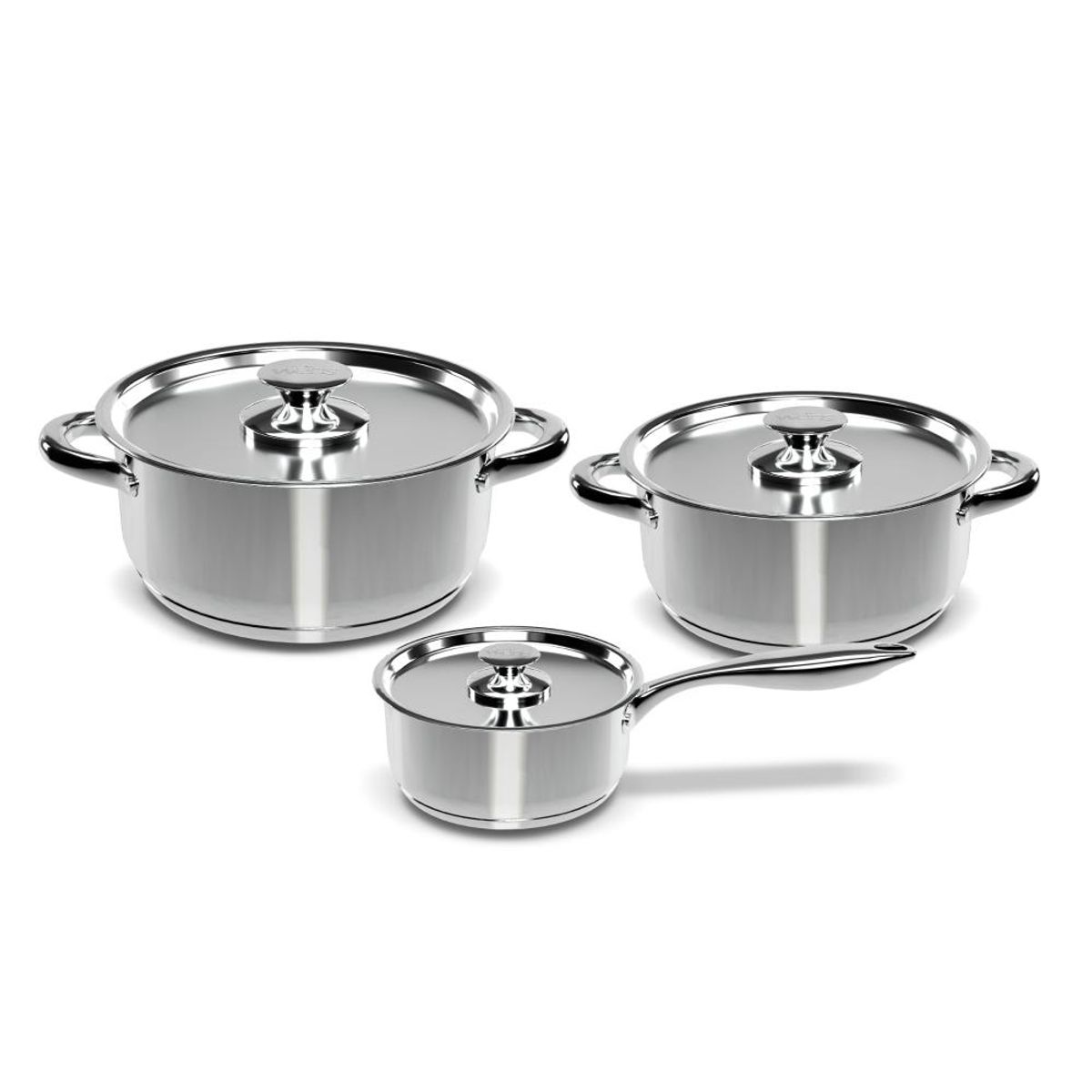 WENS - Batería de Cocina 6 Piezas Acero Inoxidable 410-6SS