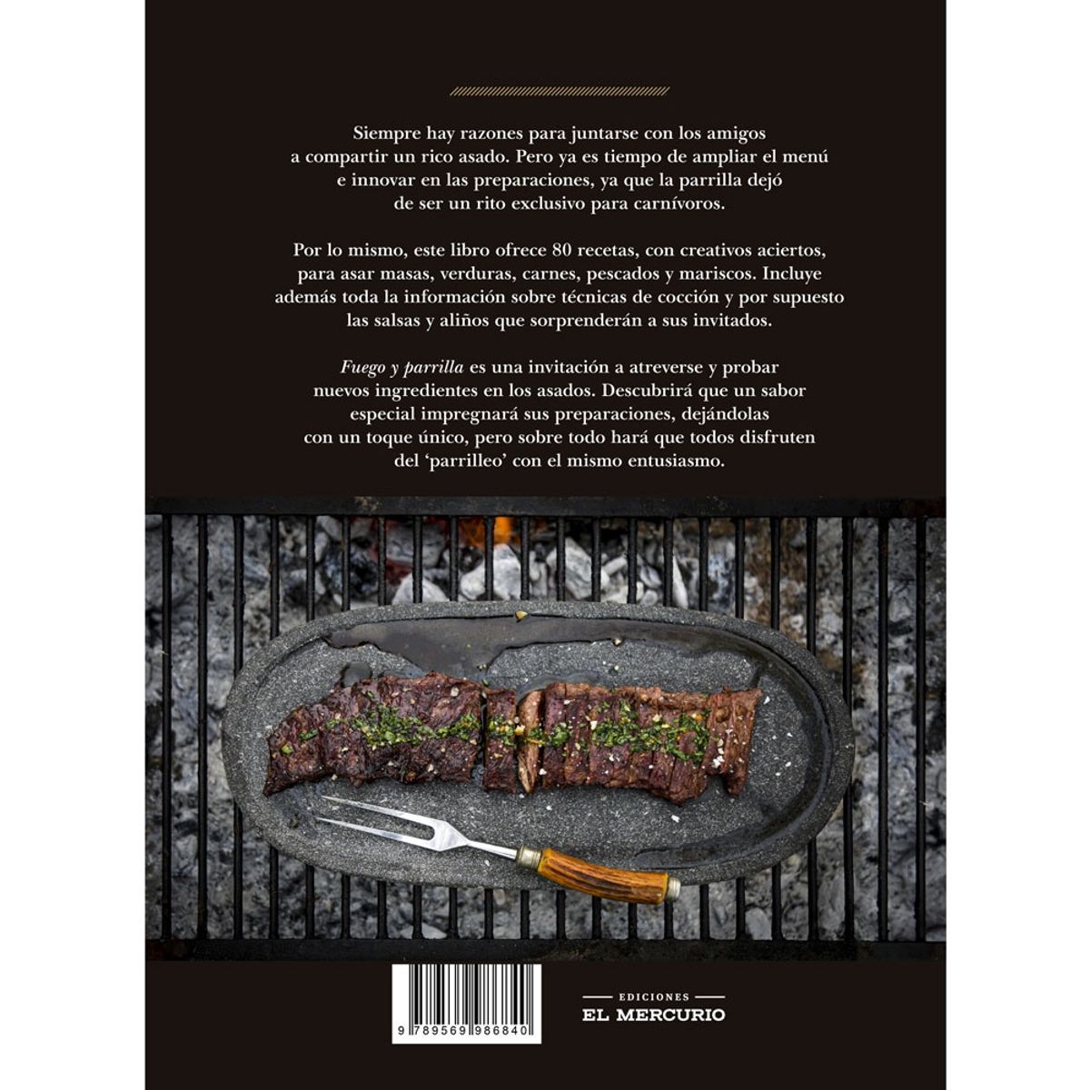HITWAY MUSIC - FUEGO & PARRILLA TAPA RÚSTICA CON SOLAPA - ÁNGELES VERGARA - LIBRO