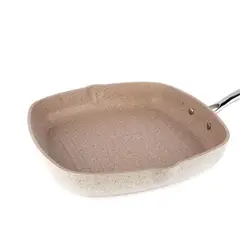 KORKMAZ - Grill Cuadrado Granita 28 cms
