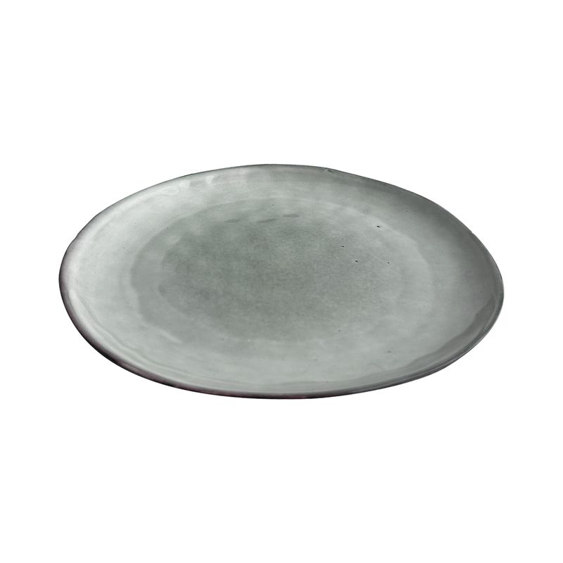 GENERICO - SET DE 6 PLATO REDONDO CERAMICA TIPO GRES 29 CM