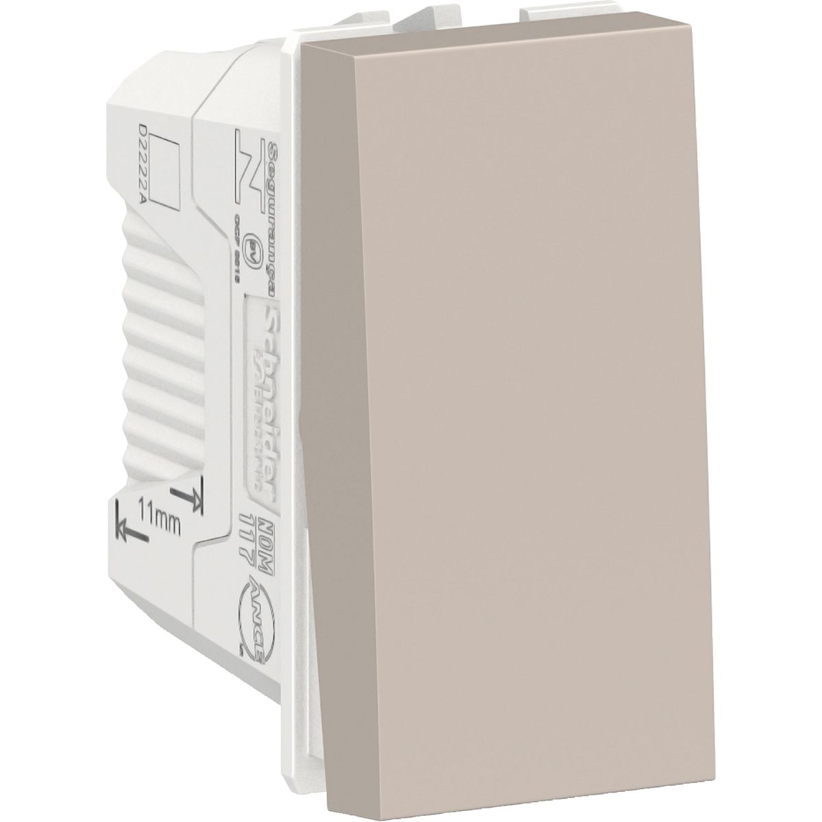 SCHNEIDER ELECTRIC - MODULO PULSADOR 10A 250V BEIGE ORION Schneider
