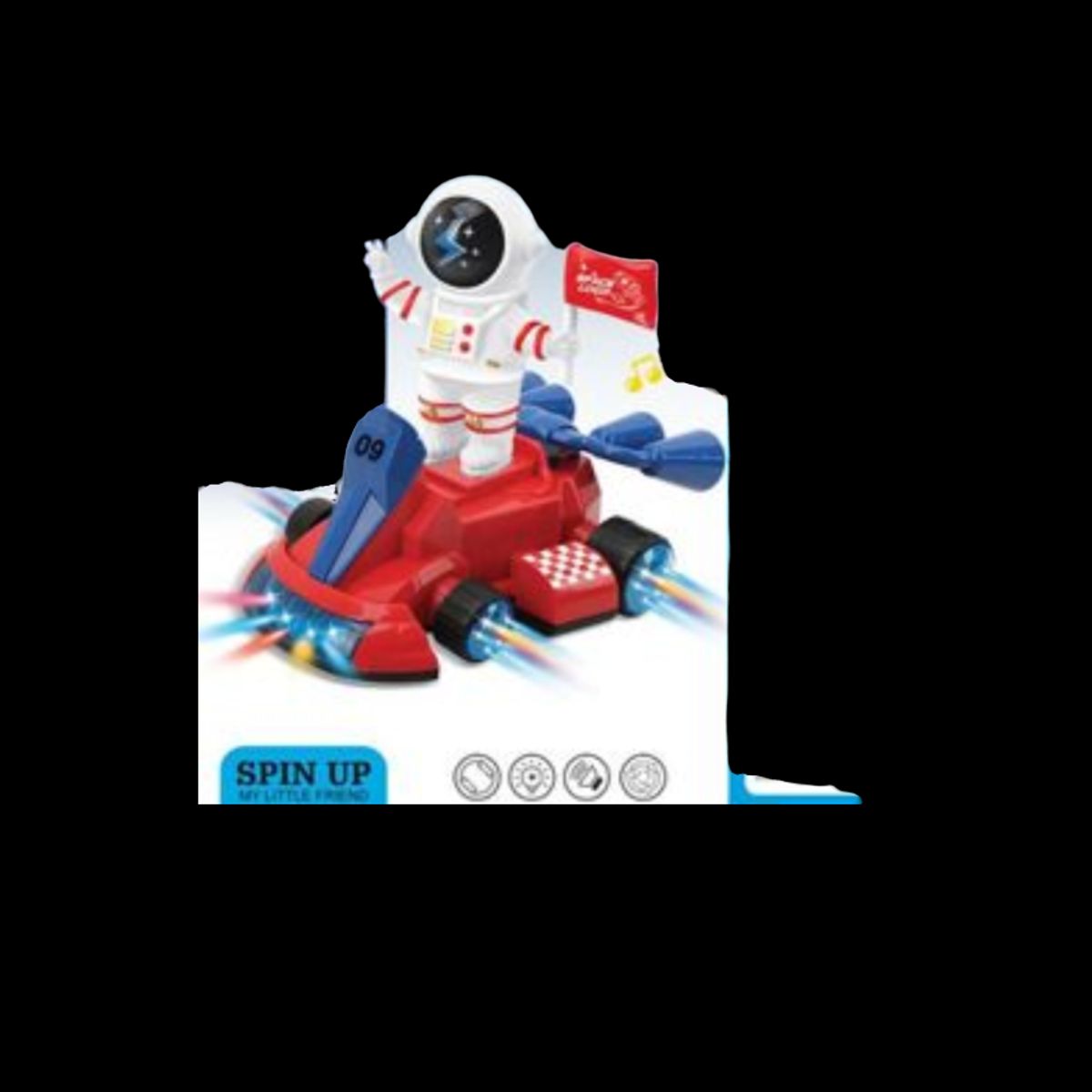 GENERICO - Juguete Auto Astronauta Espacial Luz 5d Musical Niños