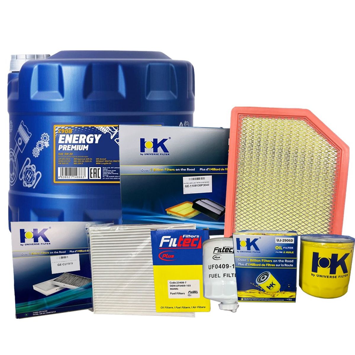 HK - Kit mantención JAC T6 / T8 2 2018-2024 FULL