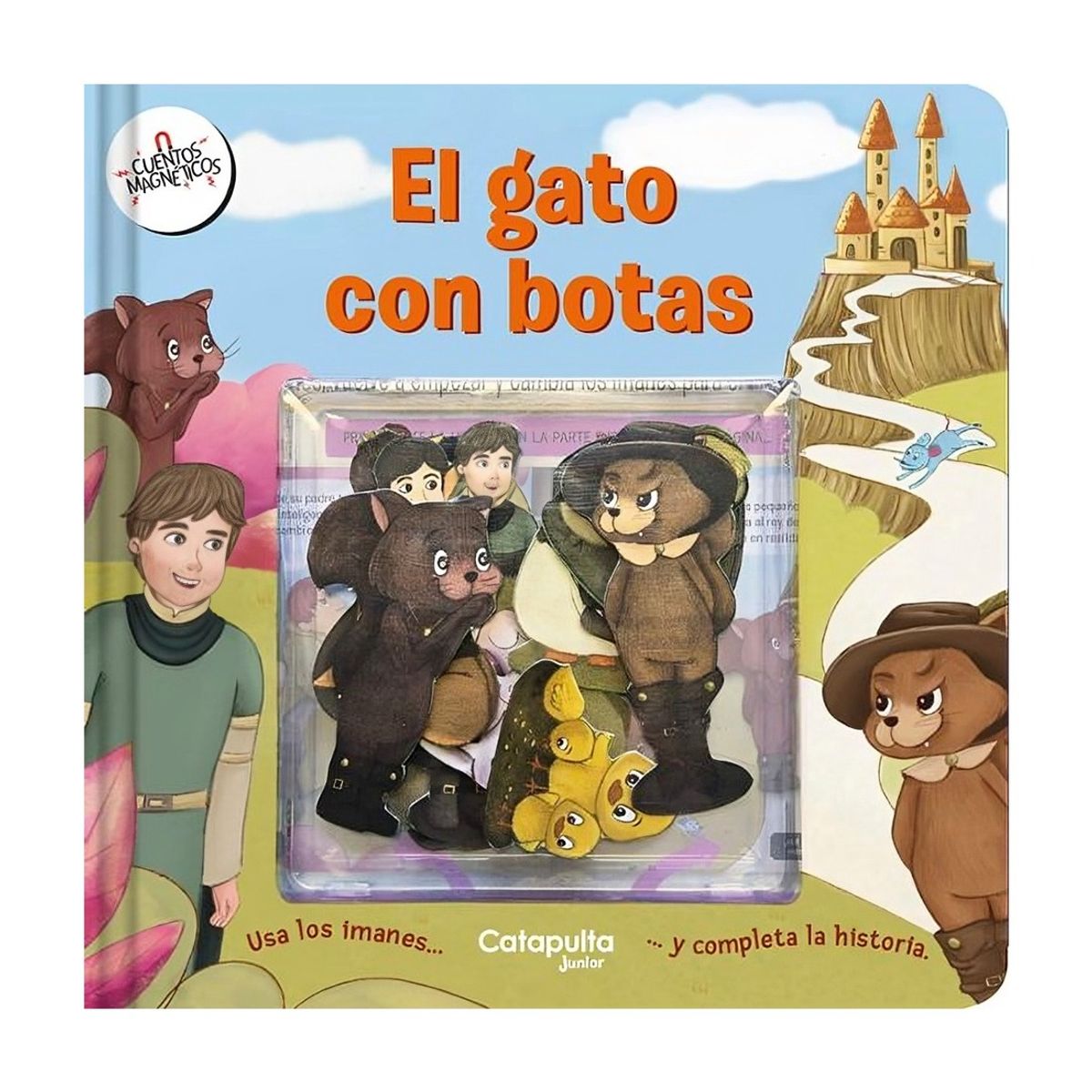 TOP10BOOKS - LIBRO Cuentos Magnéticos: Gato Con Botas - Cuentos Magnéticos: Gato Con Botas