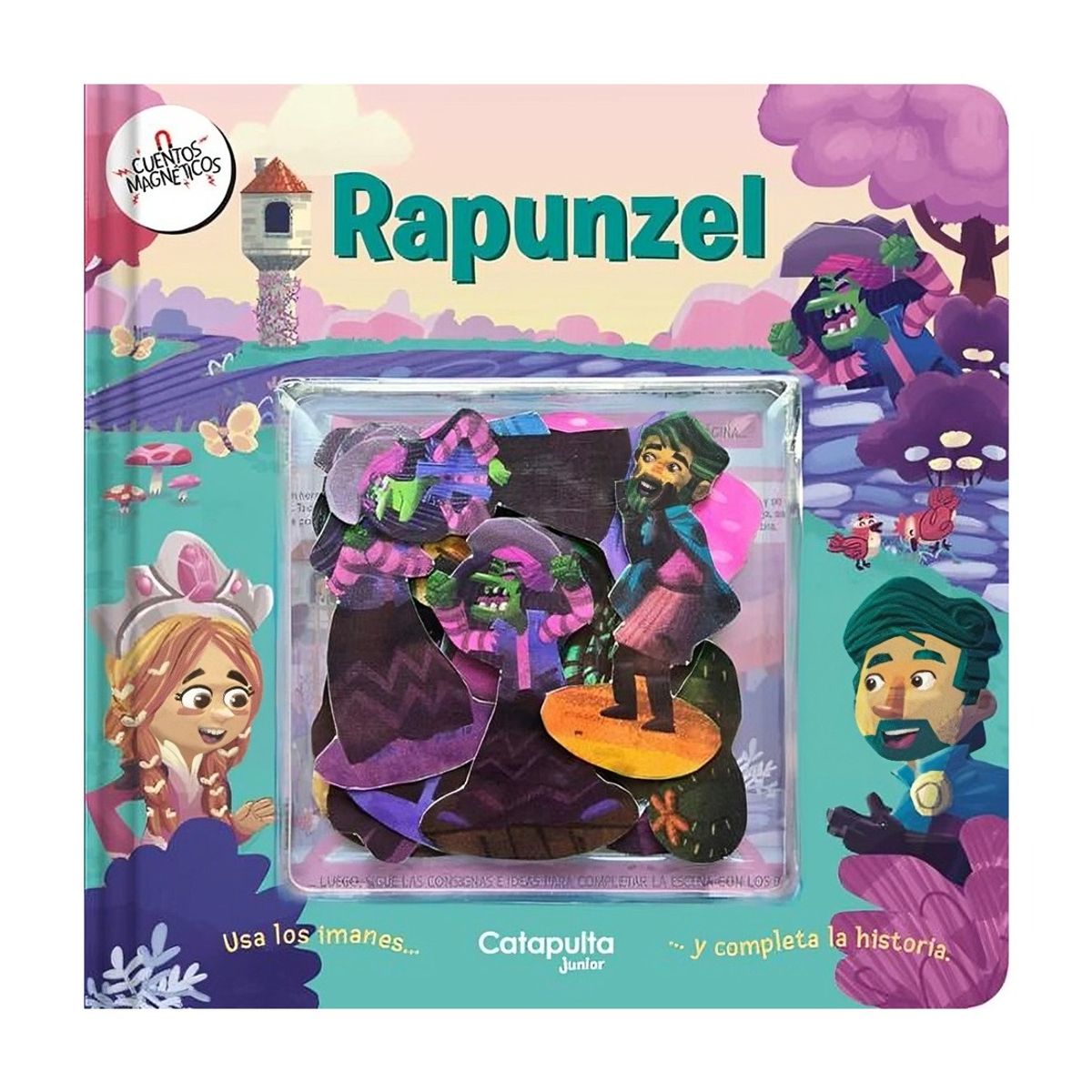 TOP10BOOKS - LIBRO Cuentos Magnéticos: Rapunzel - Cuentos Magnéticos: Rapunzel