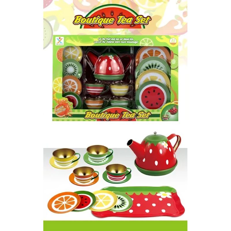 OEM - set Tetera fruta metalico infantil