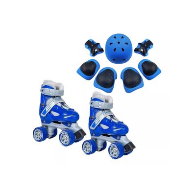 Imagen 2 del producto PATINES 4 Ruedas niña mas Kit De Protección Casco talla S 30 AL 33