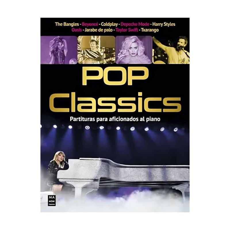 TOP10BOOKS - LIBRO POP CLASSICS - PARTITURAS / MIGUEL ÁNGEL FERNÁNDEZ PÉREZ / RB -MA NON TRO