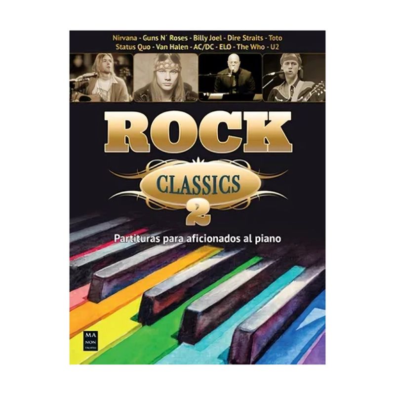 TOP10BOOKS - LIBRO ROCK CLASSICS 2 - PARTITURAS / MIGUEL ÁNGEL FERNÁNDEZ PÉREZ / RB -MA NON