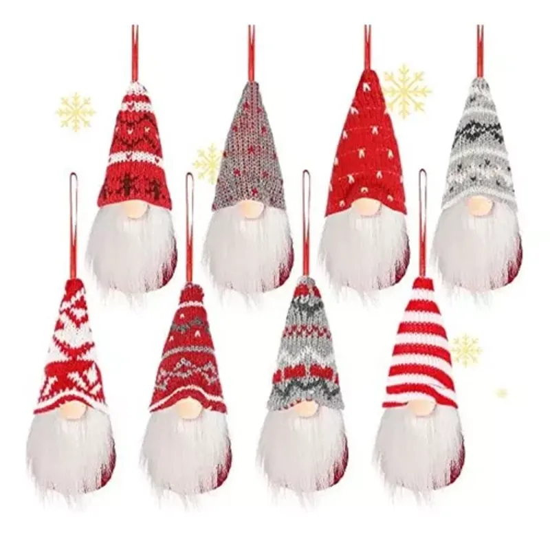 GENERICO - Duendes Navideños Para Decoración Árbol De Navidad 8 Pzs
