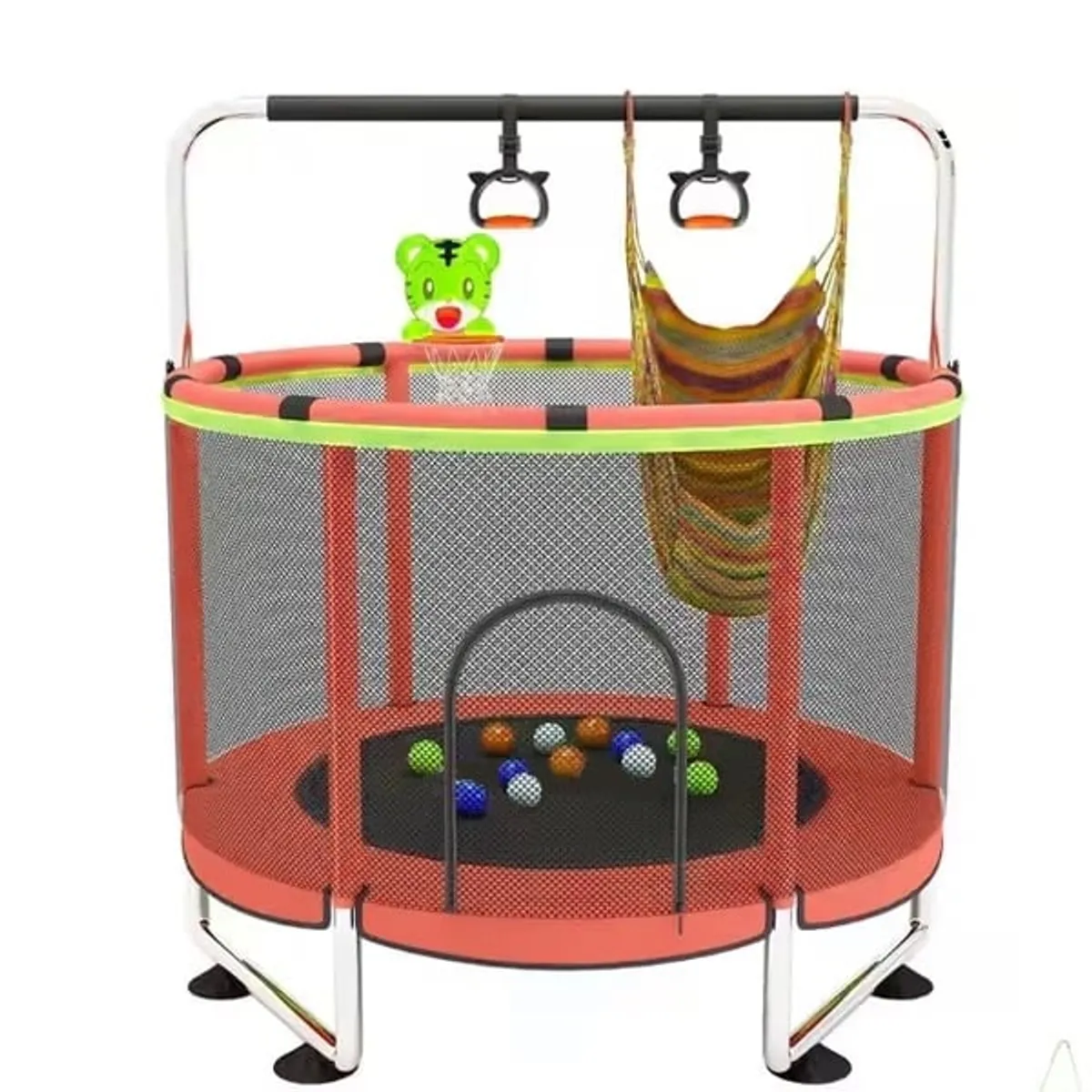 GENERICO - Mini Trampolin Cama Elastica Para Niños + Juguetes
