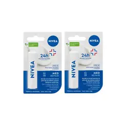 NIVEA - Pack Bálsamos labiales Med Repair