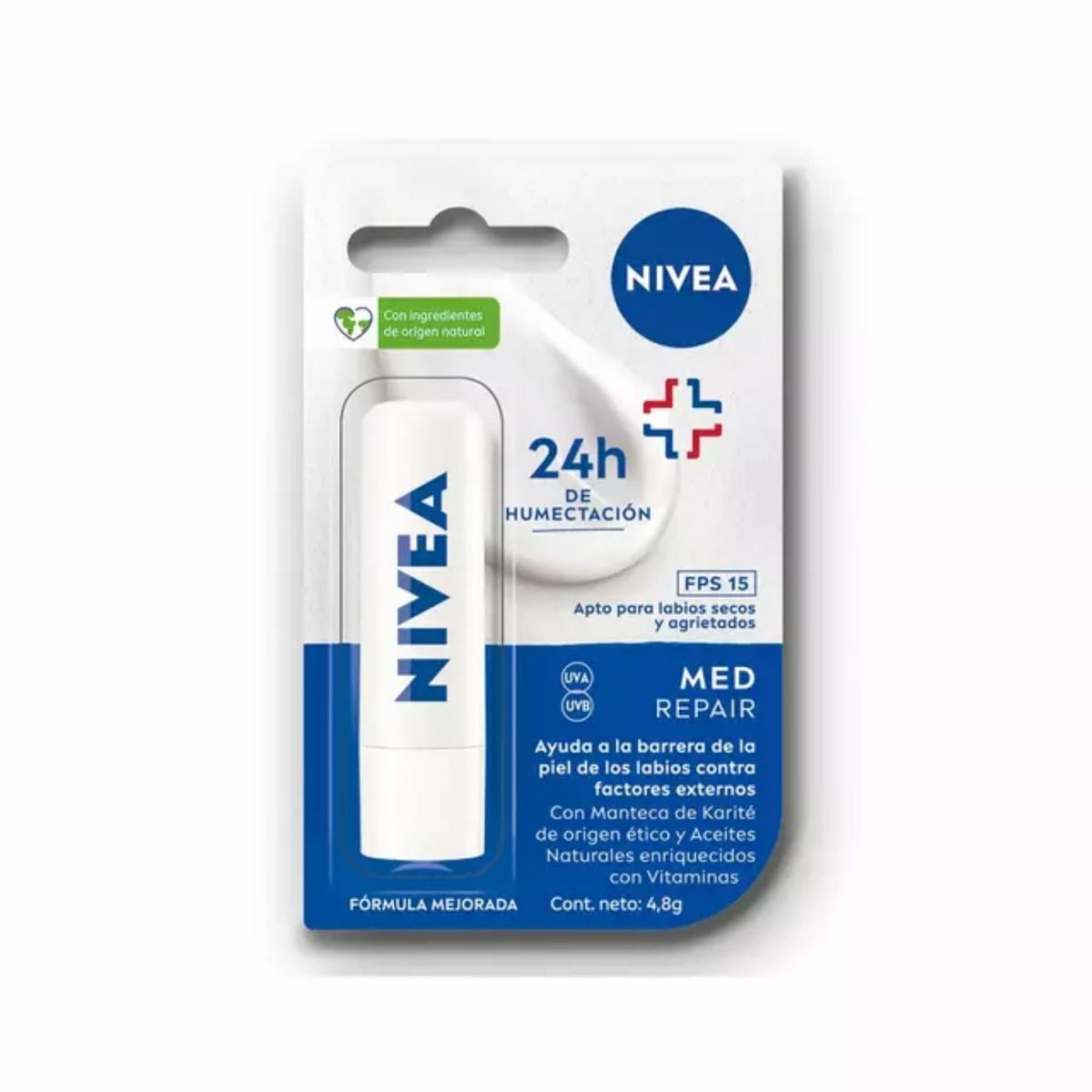 NIVEA - Pack Bálsamos labiales Med Repair Nivea