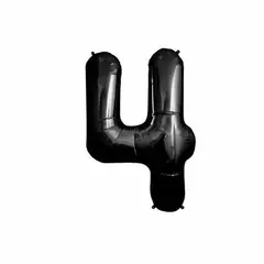 GENERICO - GLOBO METALICO 32 NEGRO 4