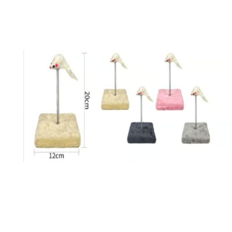 GENERICO - Torre Rascador Para Gato Árbol Juguete 20x12cm Rosa