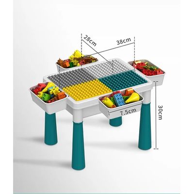 Imagen 2 del producto Set De Bloques Construcción Mesa silla Y 4 Cajas Lateral
