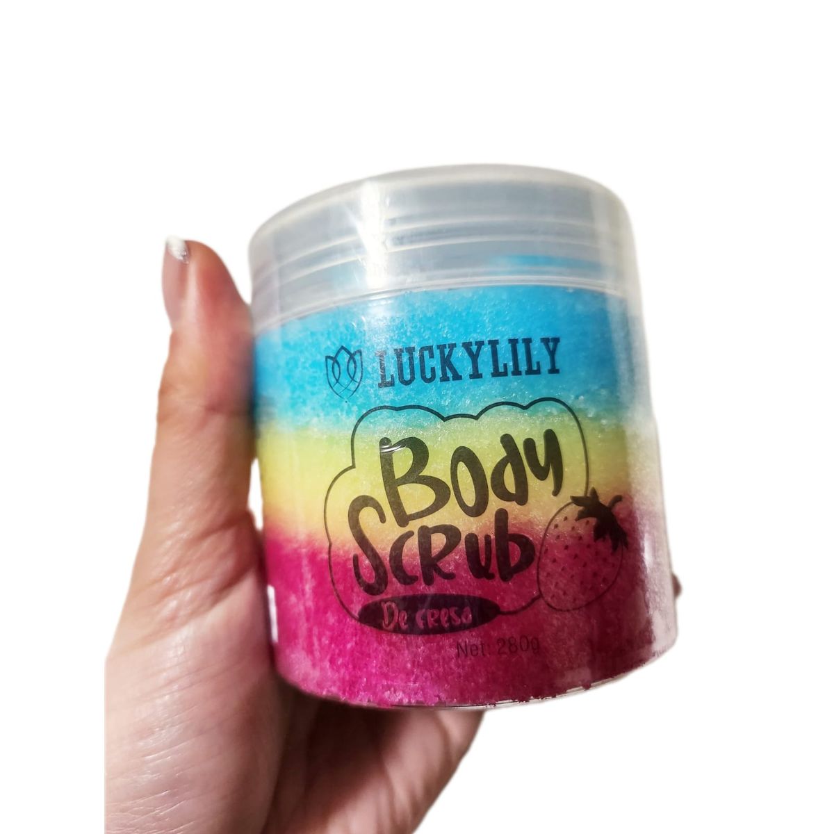 GENERICO - Luckilily Exfoliante Corporal Body Scrub Fresa Hidrata 280g