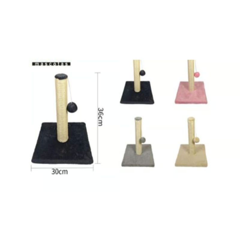 GENERICO - Torre Rascador Para Gato Árbol Juguete 36x30cm Beige