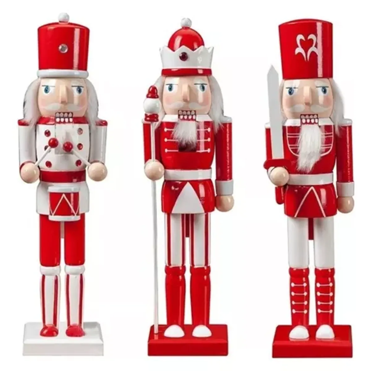 GENERICO - X3 Soldado Cascanueces Navideño Adorno Navidad Decoracion