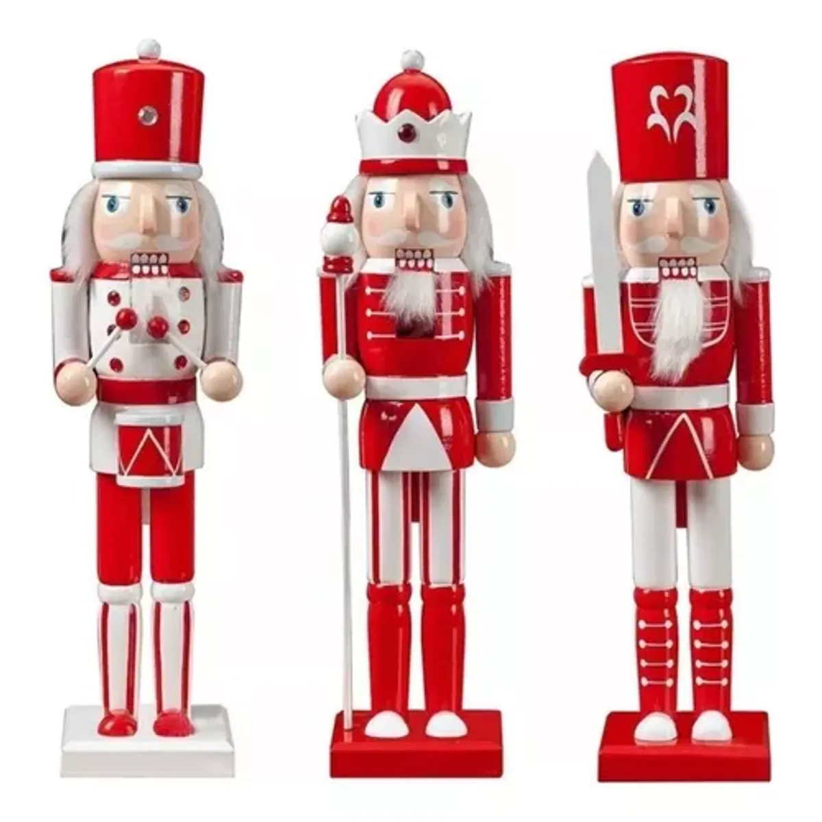 GENERICO - X3 Soldado Cascanueces Navideño Adorno Navidad Decoracion