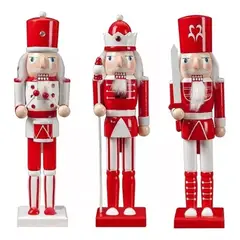 GENERICO - X3 Soldado Cascanueces Navideño Adorno Navidad Decoracion