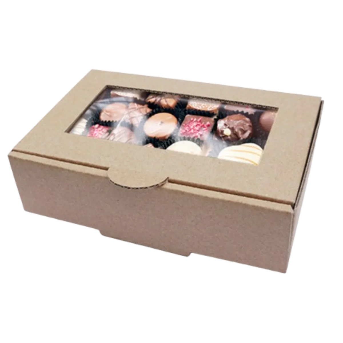 GENERICO - Caja XS Carton Mcorr Ventana 14,2x9,4x3,8cm