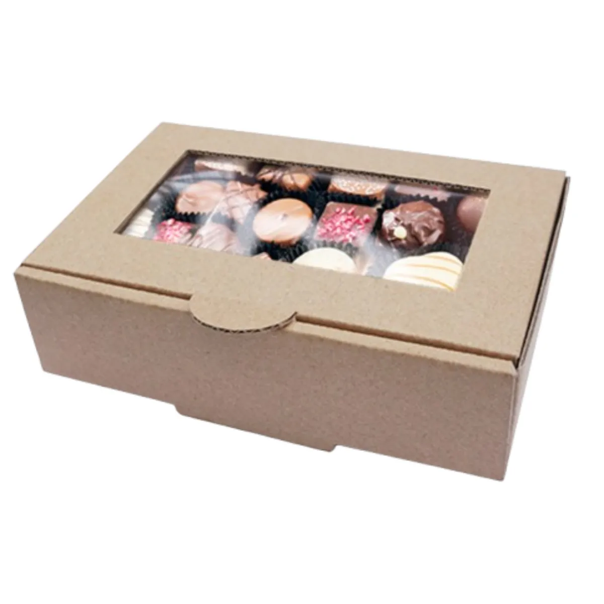 GENERICO - Caja XS Carton Mcorr Ventana 14,2x9,4x3,8cm