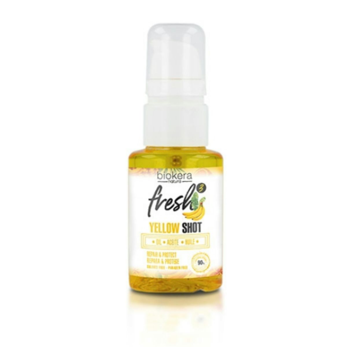 SALERM - Salerm Biokera Fresh Yellow Shot Aceite Capilar Reparador.-