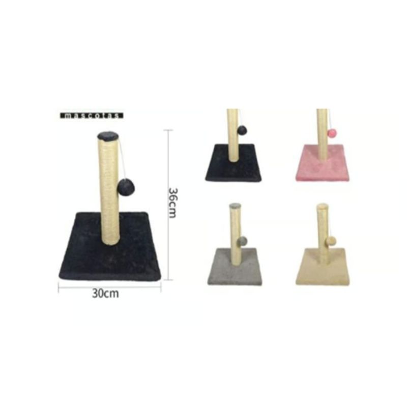 GENERICO - Torre Rascador Para Gato Árbol Juguete 36x30cm Rosa