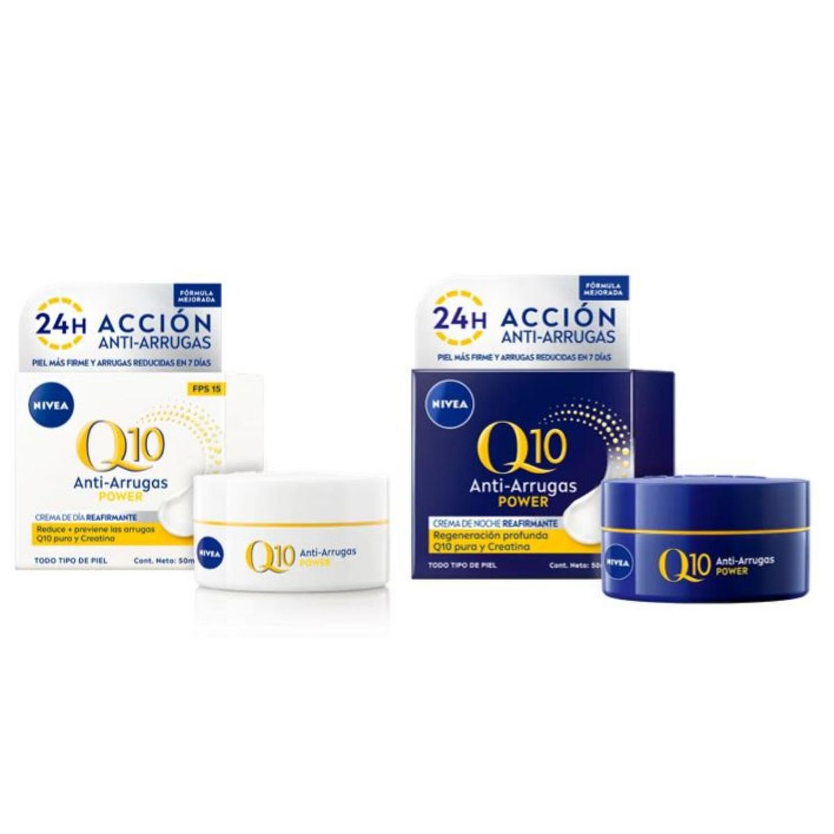 NIVEA - Rutina Facial Anti-Arrugas Q10 Power Nivea